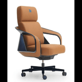 Trueliving High Orange Office Chair Executive H 41 x W 19 x D 20
